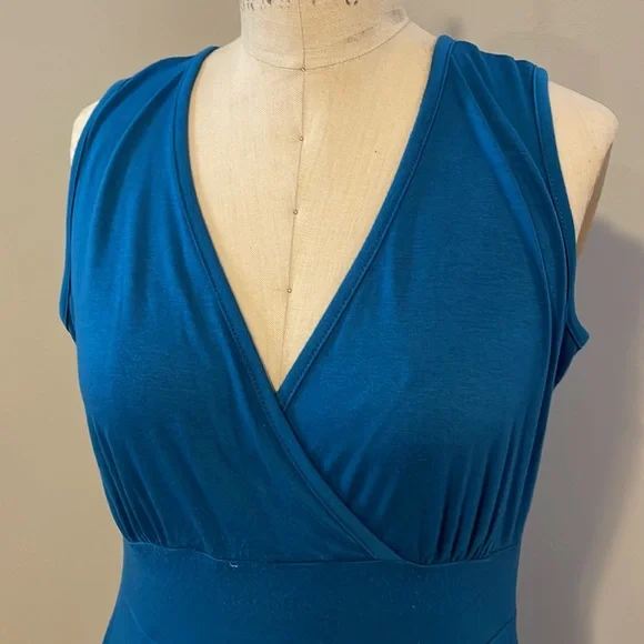 Woosea Teal Green sleeveless maxi dress - Picture 2 of 7